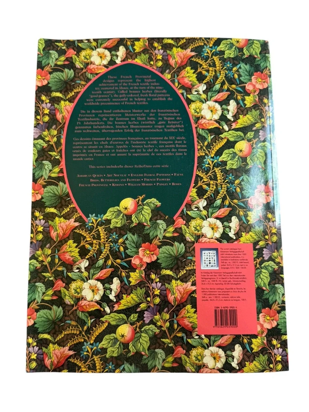 French Provincial Floral Giftwrap Book